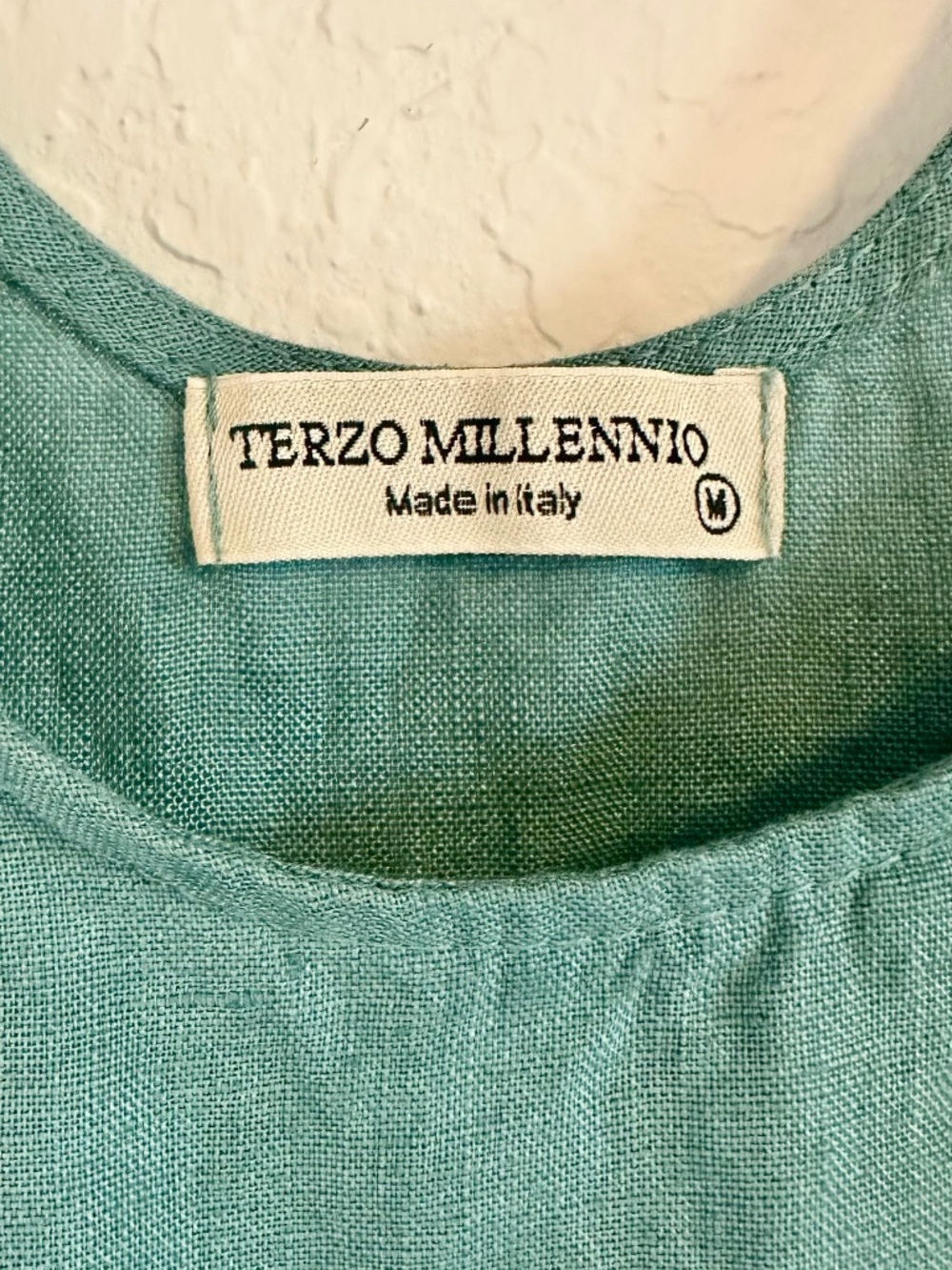 Terzo Millennio Made in Italy 100% Linen Dress, Size M - Picture 7 of 9